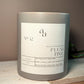 Hand-Poured Coconut Soy Wooden Wick Candle — Plum Fine