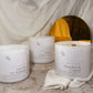 Hand Poured Coconut Soy Wooden Wick Candle- Amber in her Aura