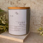 Hand Poured Coconut Soy Wooden Wick Candles- Passion Island